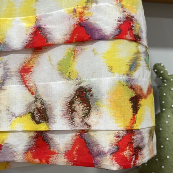 Ann Taylor Pleated Silk Blend Mini Skirt, Size 18 - Picture 2 of 11